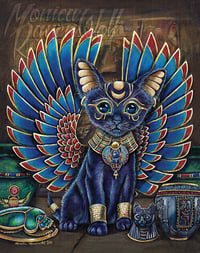 BAST (BITTENS) - ORIGINAL ART (FRAMED)