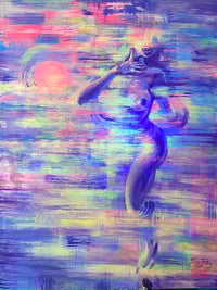 Image 1 of Divine Feminine Bodyscape (Blacklight Reactive)