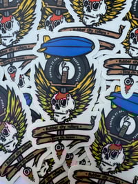 Rubber City Rollers/Blimp City Heroes sticker pack 