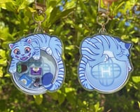 KPDH: Derpy Tiger Acrylic Shaker Keychain