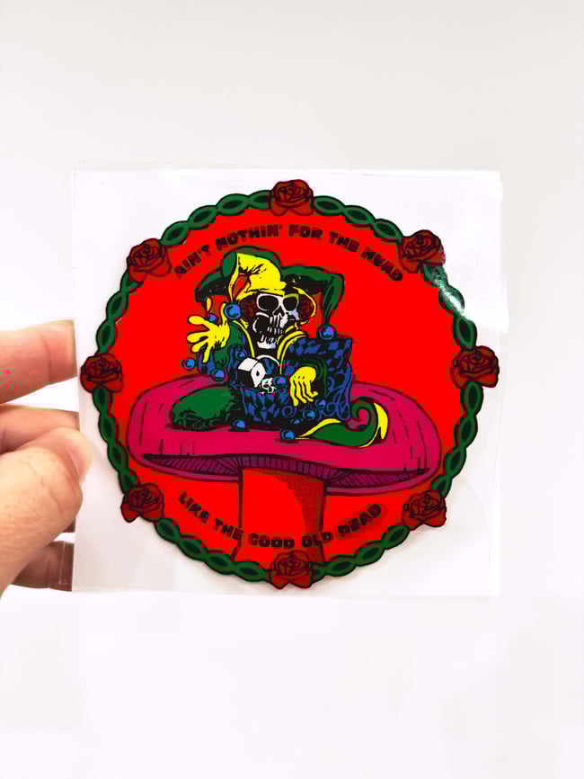 Grateful Dead 80s 'Good Ole Dead' 5" Window Sticker