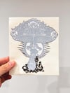 Grateful Dead 1988 Jester Ts Mushroom 7" Sticker
