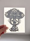 Grateful Dead 1988 Jester Ts Mushroom 7" Sticker