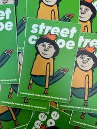 I would gladly trade my hands for some wheels sticker pack