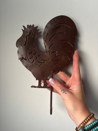 Image 1 of Metal Farmhouse Rooster Hook 