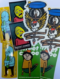 Street Canoe assorted sticker pack 