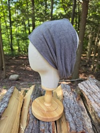 Image 1 of Upcycled Linen Stretchy Wrap in Faded Stone