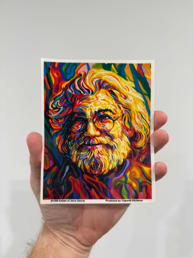 1998 Jerry Garcia 6" Sticker