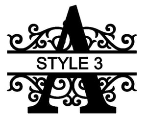 Image of Letter A Monogram