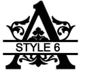 Letter A Monogram 