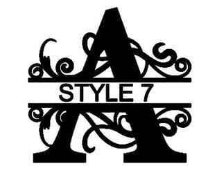 Image of Letter A Monogram 
