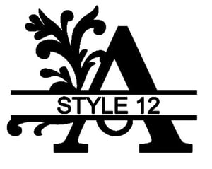 Image of Letter A Monogram 