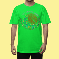 Image 3 of Vibrant Mexican Heritage Graphic Tee - States Unidos Mexicanos Emblem in Classic Black Eco-Friendly 