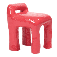 Image 1 of Classic Red Stool made in 246 minutes