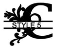 Letter C Monogram 