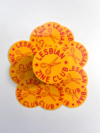 Image 1 of Lesbian Zine Club Sticker