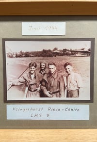 Image 8 of WW2 (Nazi Germany) Luftwaffe Framed Pilot's License Certification + Related Documents/Photos