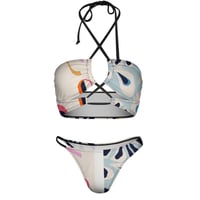 Image 1 of Artsy Halter Bikini Set