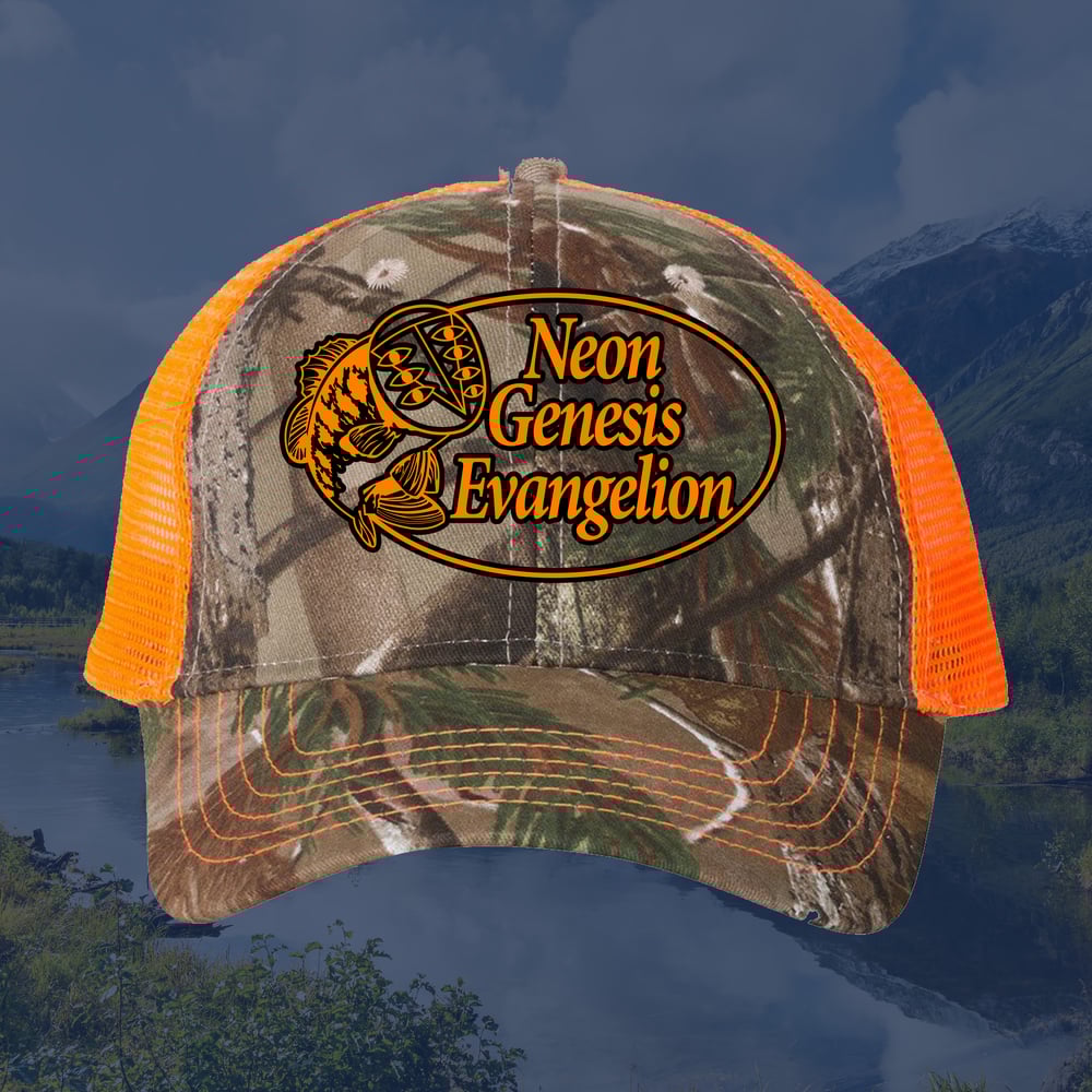 Evangelion x Bass Pro Shops Hats