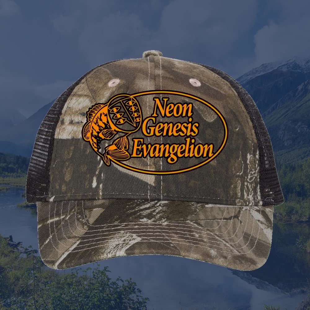 Evangelion x Bass Pro Shops Hats