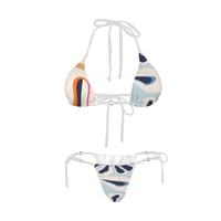 Image 1 of Artsy Halter String Bikini Set