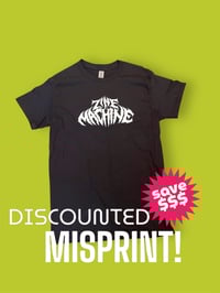 Zine Machine Misprinted Shirt (Black) 