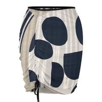 Image 1 of Navy Dots Beach Skirt