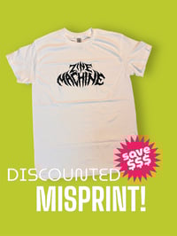 Zine Machine Misprinted Shirt (White) 
