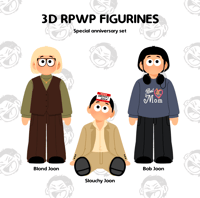 Image 1 of [DECOR] RPWP Anniversary 3D figurines (PREORDERS)