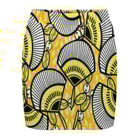 Image 2 of Yellow Lagos Mini Skirt