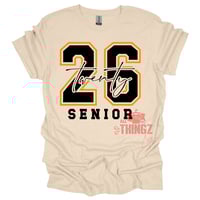 Image 1 of Personalized Senior 2026 Class Apparel- Custom Year & Family T-Shirts