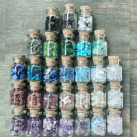 Image 3 of Crystal Chips Gemstone Set, Crystal Set, Tiny Crystal Chips, 25 Gemstones to Choose From