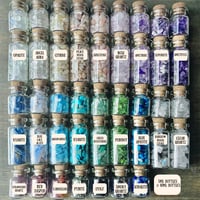 Image 2 of Crystal Chips Gemstone Set, Crystal Set, Tiny Crystal Chips, 25 Gemstones to Choose From