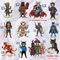Image 2 of SUPER CATS  DECALS