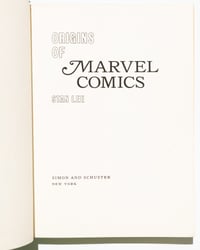 Image 4 of Origins of Marvel Comics by Stan Lee