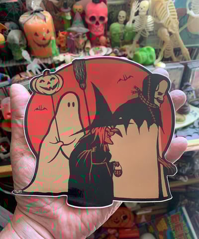 Image of NEW! Halloween Night  - STICKER - Limited quanity 