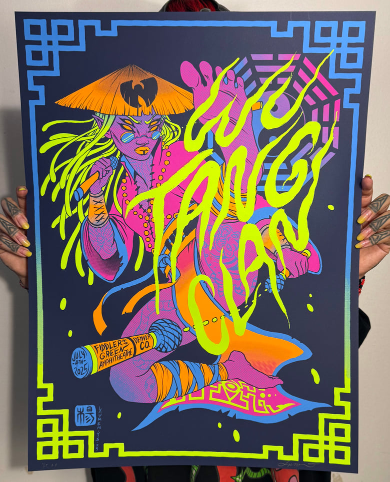 Image of Wu Tang Clan Alien Licensed Gigposter