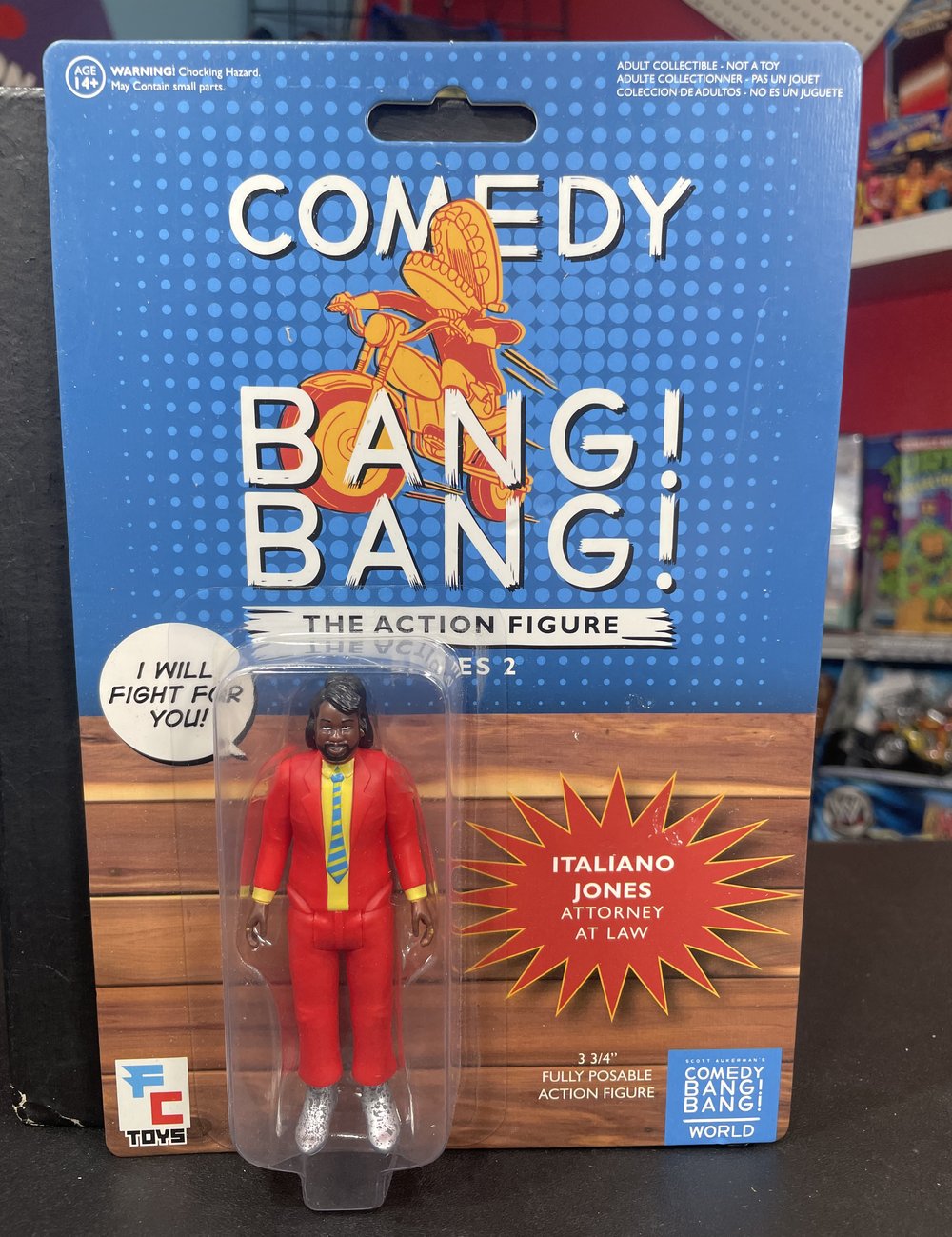 **PREORDER** ITALIANO JONES (CARL TART) COMEDY BANG! BANG! SERIES 2 FIGURE by FC Toys