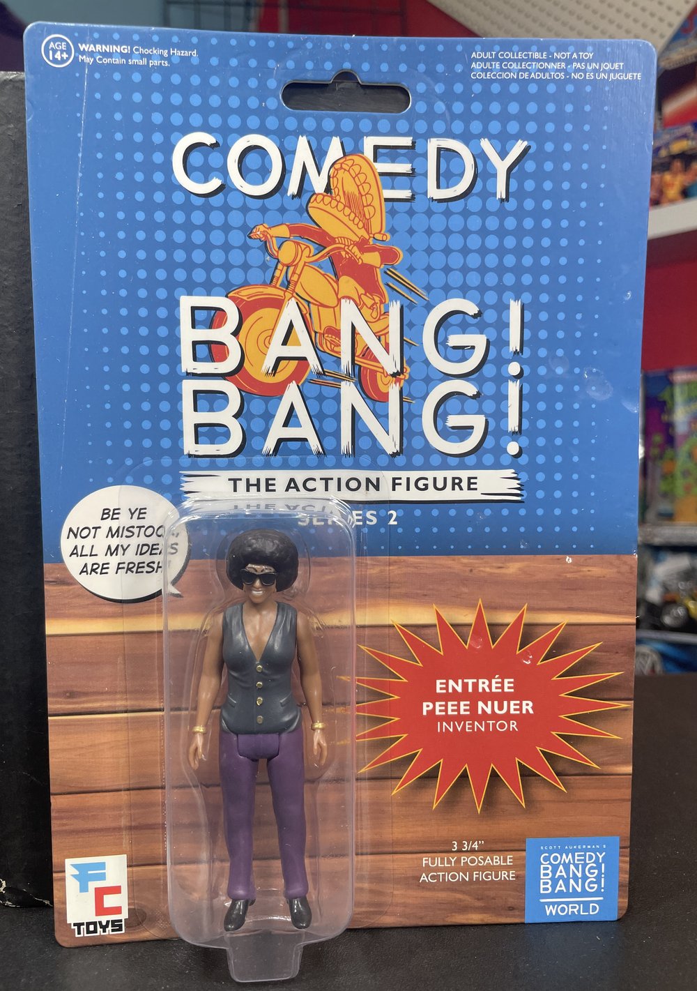 **PREORDER** ENTREE PEEE NEUR (EGO NWODIM) COMEDY BANG! BANG! SERIES 2 FIGURE by FC Toys