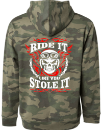 Image 2 of Ride it Like you stole it Hoodie