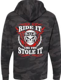 Image 3 of Ride it Like you stole it Hoodie