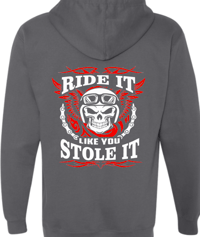 Image 4 of Ride it Like you stole it Hoodie