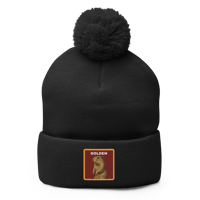 Image 2 of Golden Pom Beanie