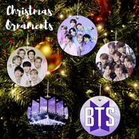 Image 1 of BTS Christmas Ornaments