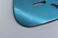 Image 2 of MJT VTS Stratocaster Body – Lake Placid Blue finish with ‘Medium’ Relic/Aging