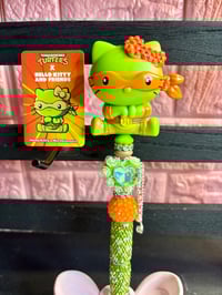 Image 3 of TMNT x Hello Kitty beaded bling pen 