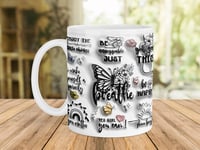 Positive Affirmation 15oz 3D Ceramic Cup 