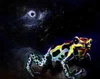 Rainbow Dart Frog PRINT