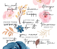 Image 2 of Tumbler-Positive Quotes-Affirmations 20oz Skinny Tumbler Wrap