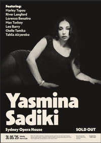 Yasmina Sadiki Live at The Sydney Opera House Poster (Limited Edition)